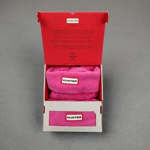 Hunter Fleece Boot Socks Kids XL Sizes 4-6 Fuchsia Pink Soft Comfort Shoe Liner